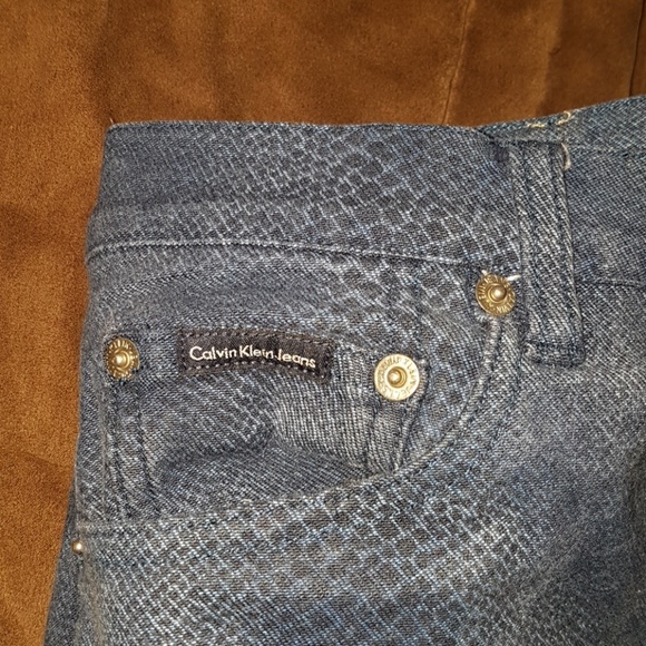 "Ck" snakeskin print jeans - Picture 4 of 4